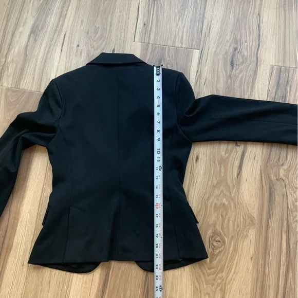 Express Women's Black Blazer One Button Tailored‎ Fit Size 4 Preppy - Picture 9 of 13